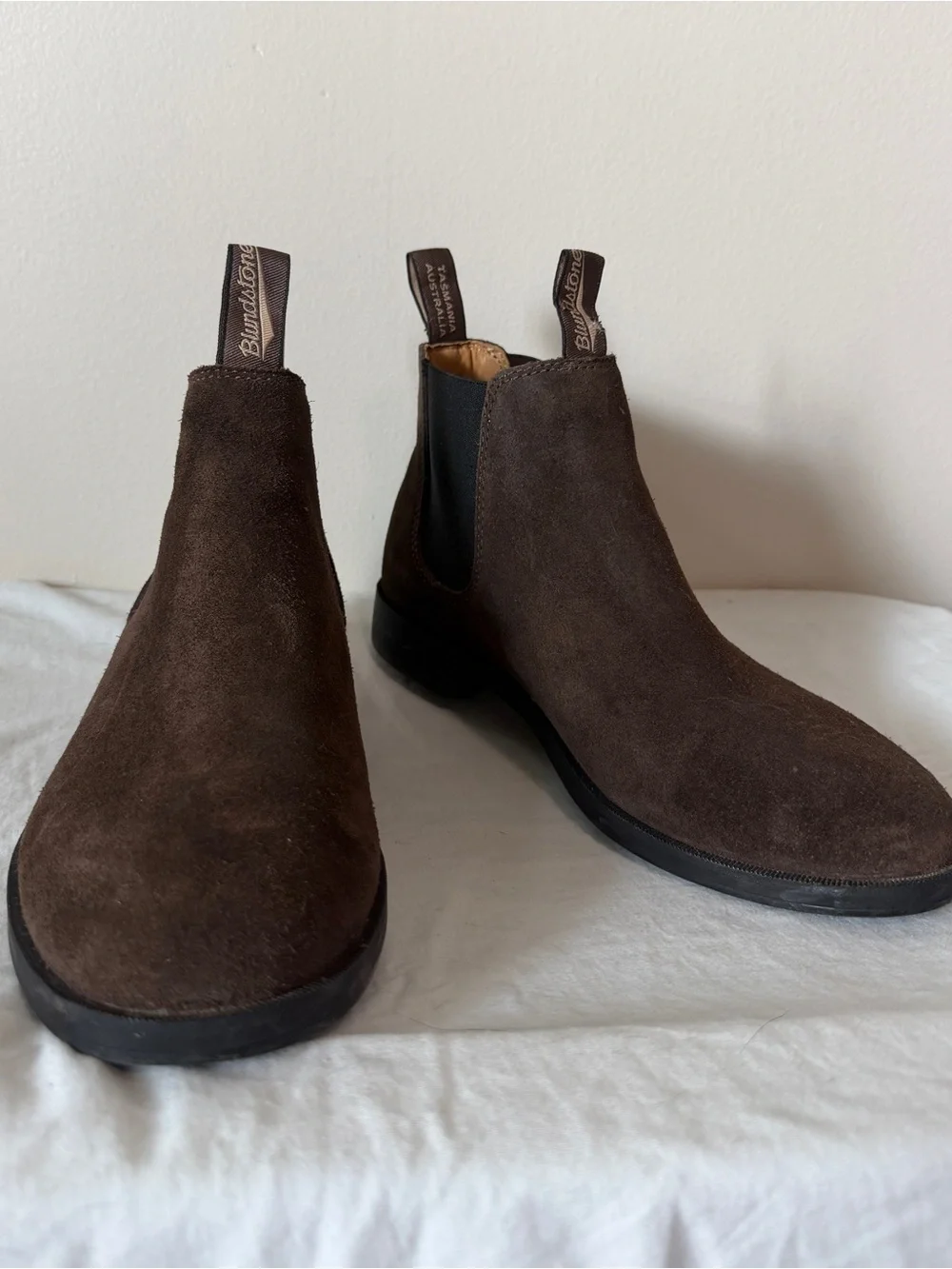 Blundstone brown dress suede chelsea boot BL2391 Ankle Boots for Men size 8.5AUS